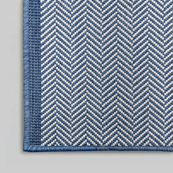 Illusion Blue Hall Runner
