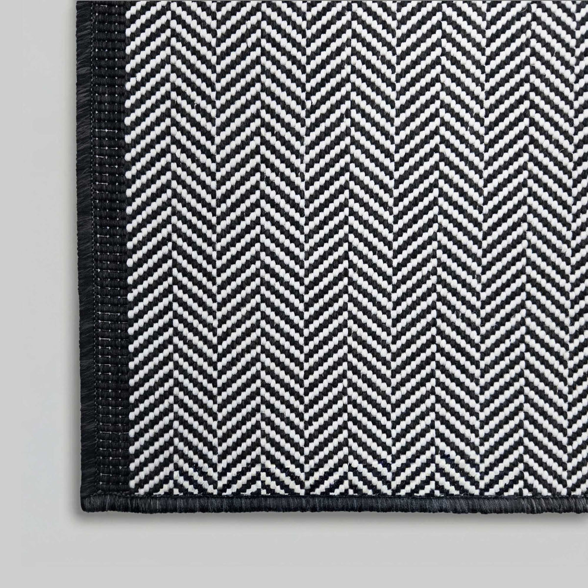 Illusion Black A Stair Runner
