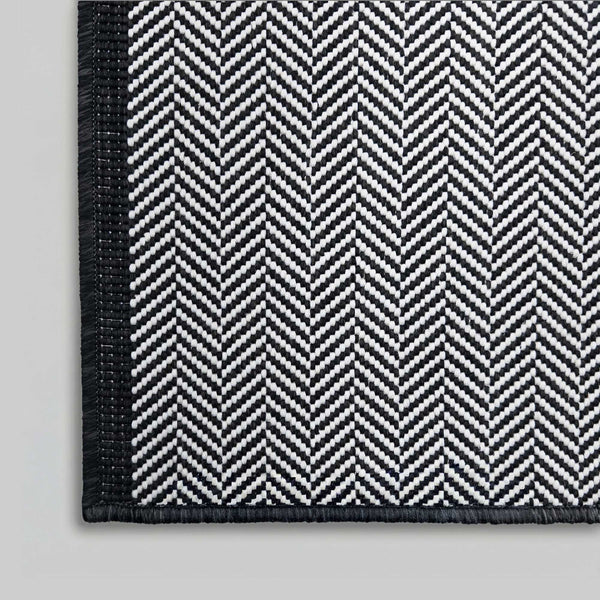 Illusion Black A Stair Runner