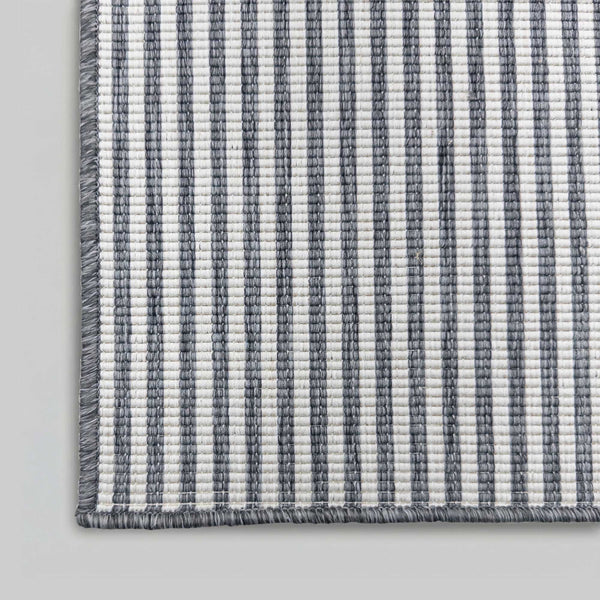Pinstripe Grey Tapis de couloir