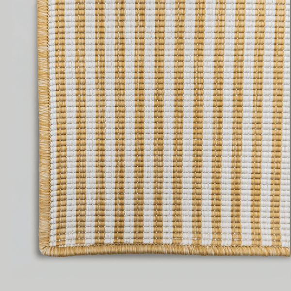 Pinstripe Ochre Hall Runner