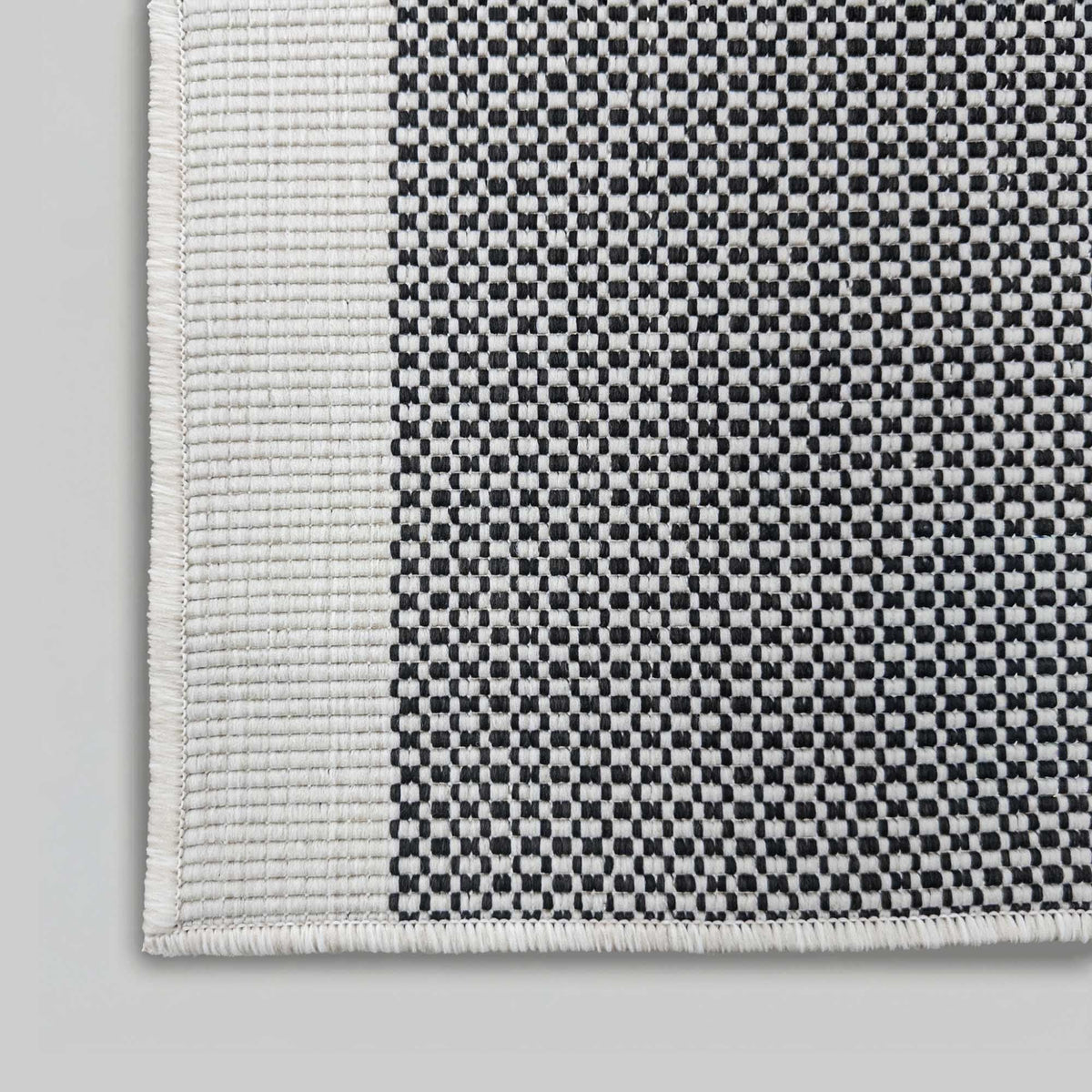 Vichy Black A Stair Runner