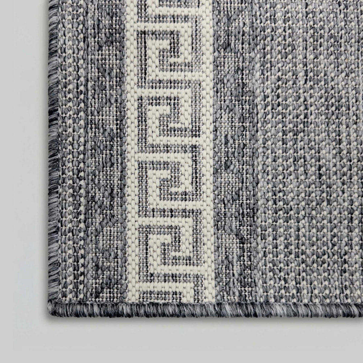 Greek Key Silver Sample