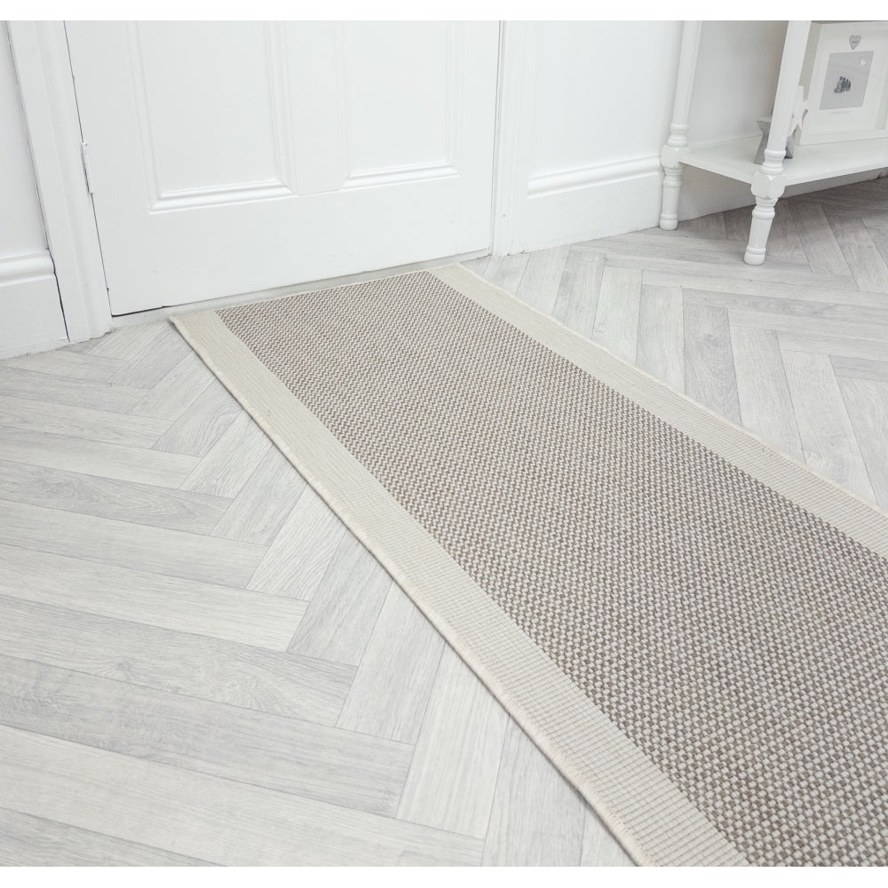 Vichy Beige A Rug Runner