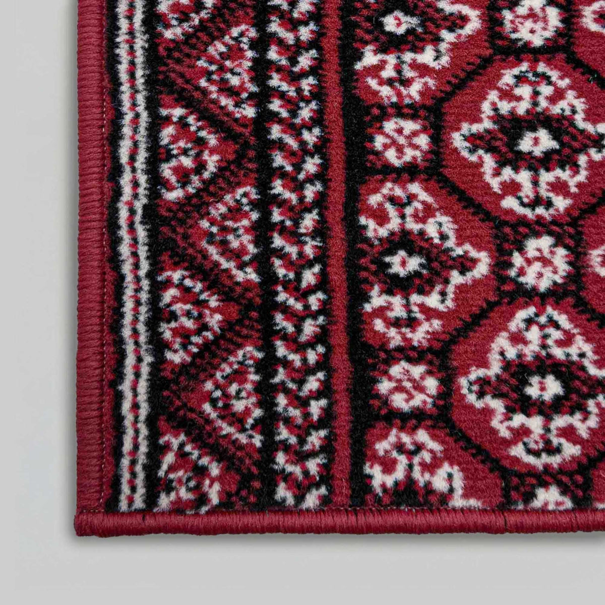 Heriz Dark Red Rug Runner