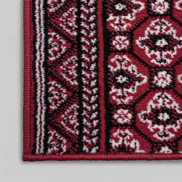 Heriz Dark Red Rug Runner