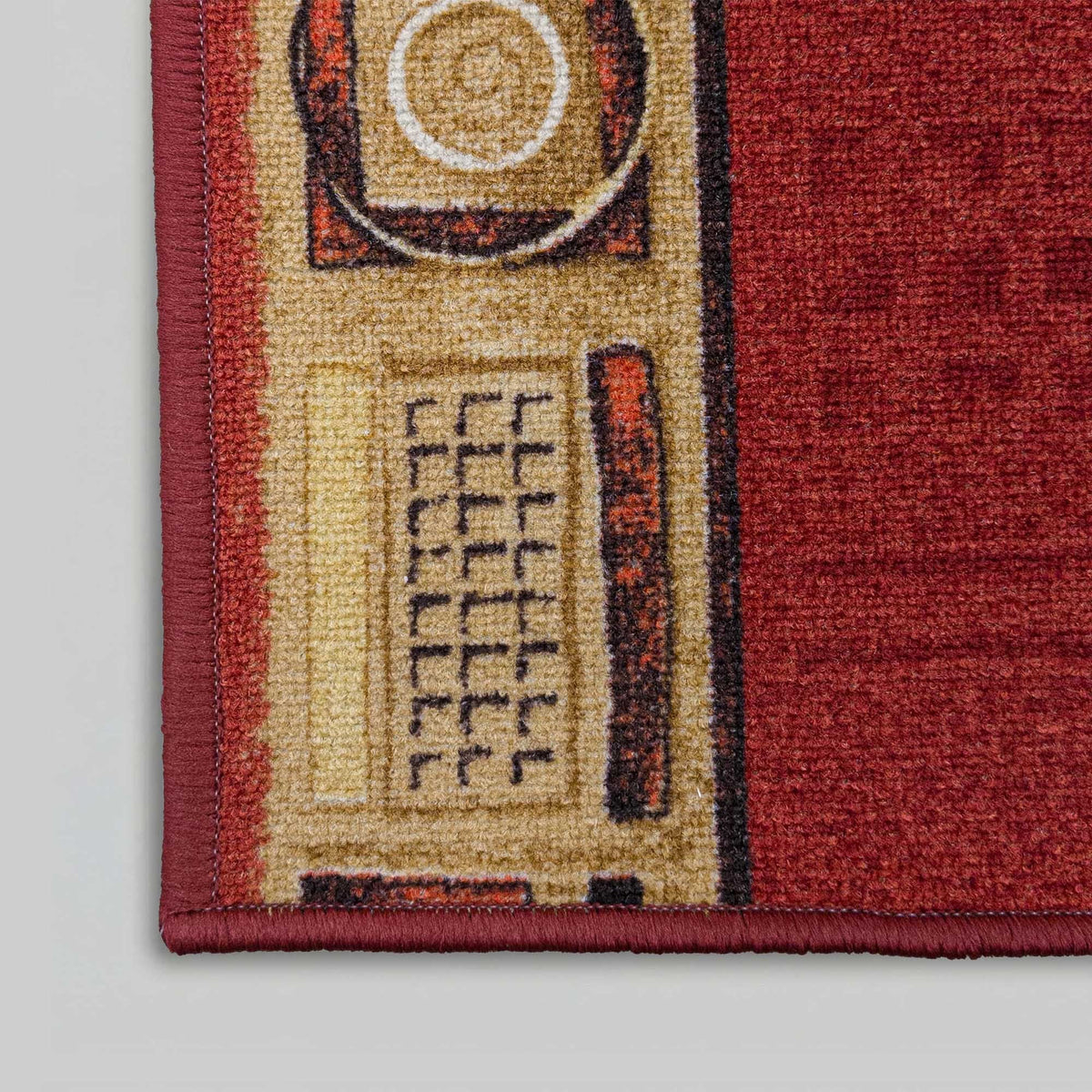 Jena Red Hallway Carpet Runner