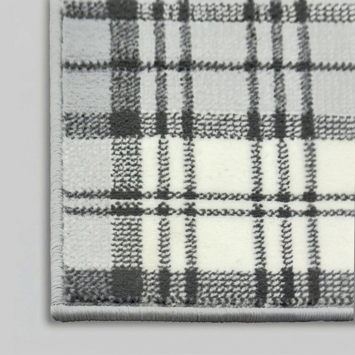 Tartan Gray Stair Runner