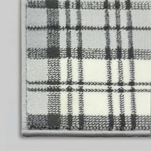 Tartan Gray Stair Runner