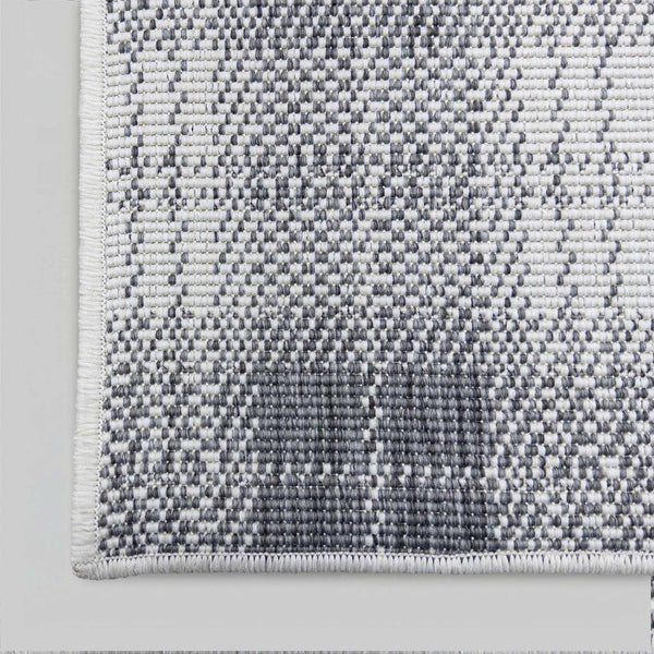 Plaid Gray Stair Runner