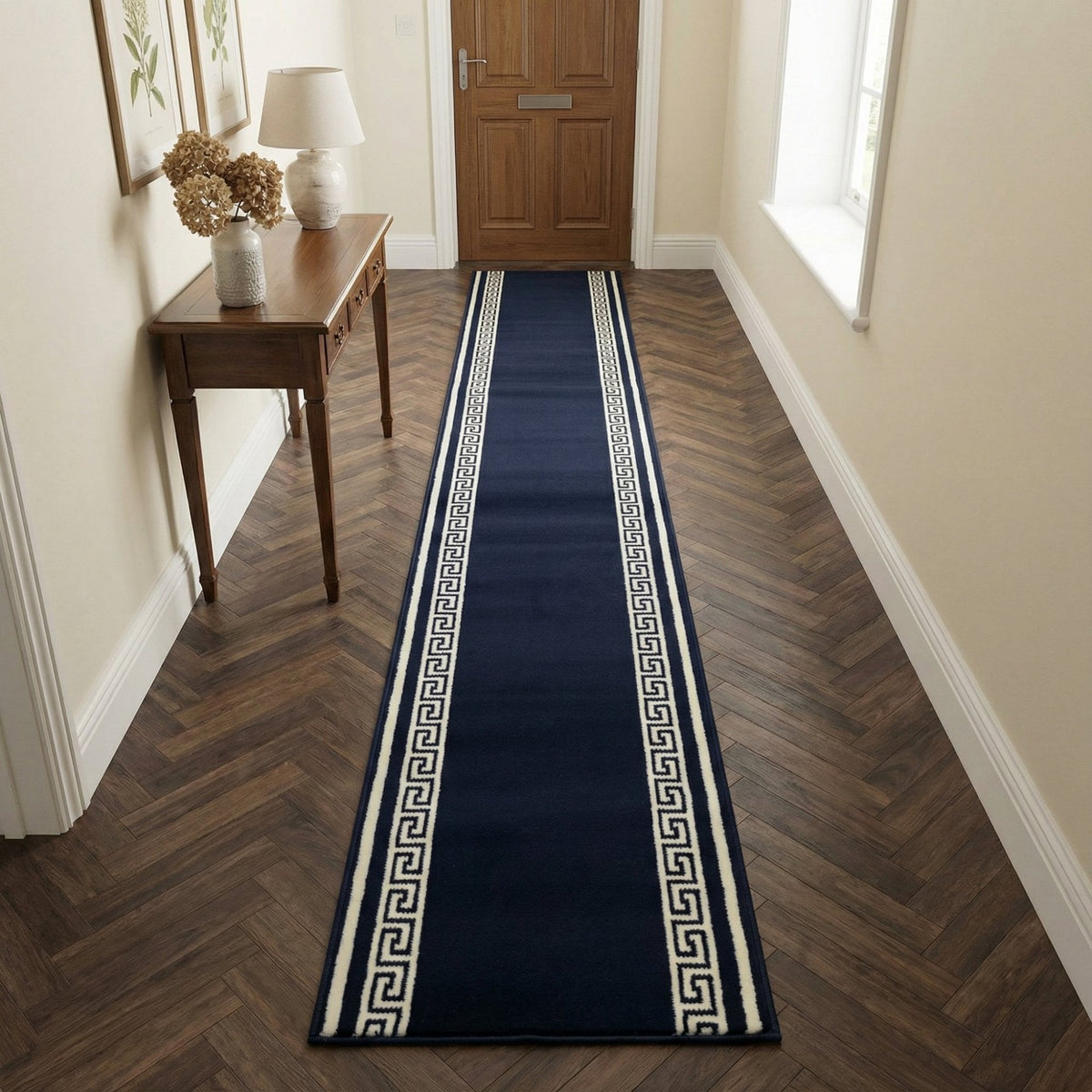 Key Blue  Hall Runner