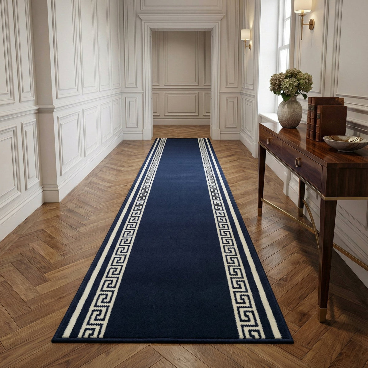 Key Blue  Hall Runner