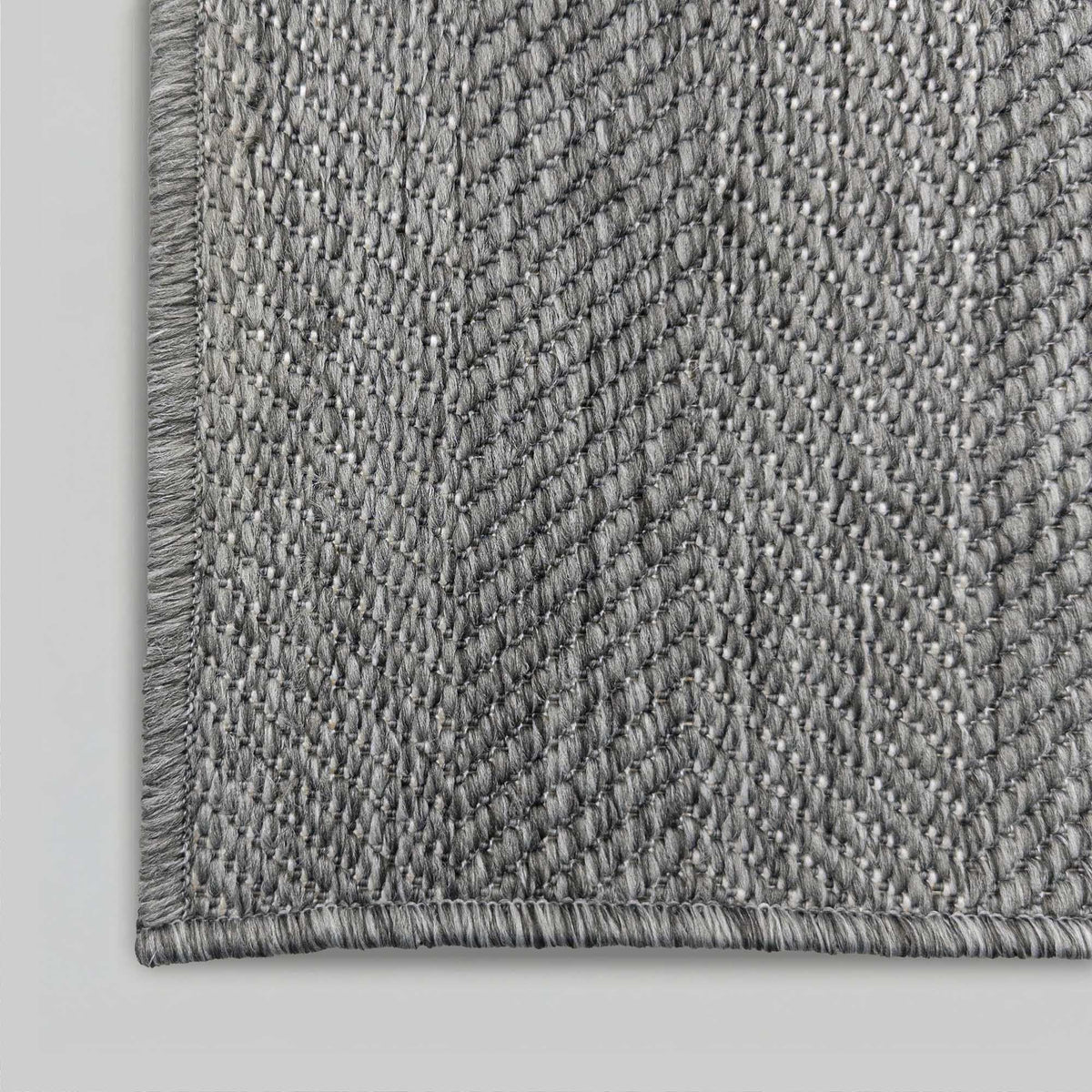 Stripes Grey Stair Runner