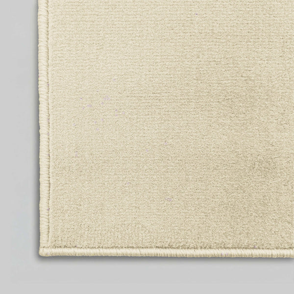 Plain Cream  Rug Runner