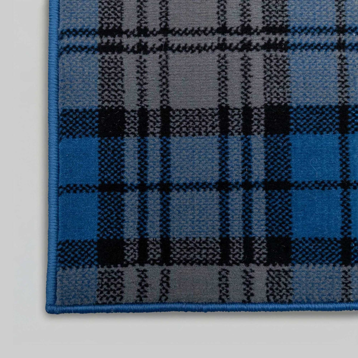 Tartan Blue Wedding Aisle Runner