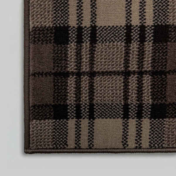 Tartan Brown Wedding Aisle Runner