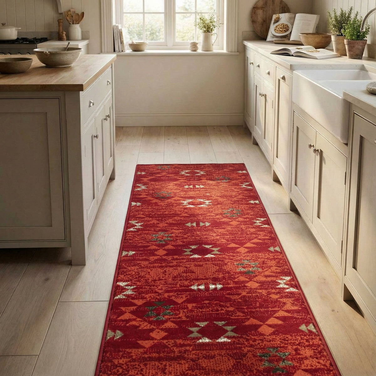 Andes Red Kitchen Runner