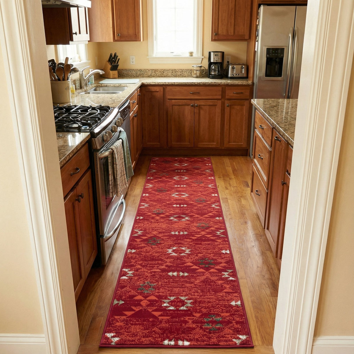 Andes Red Kitchen Runner