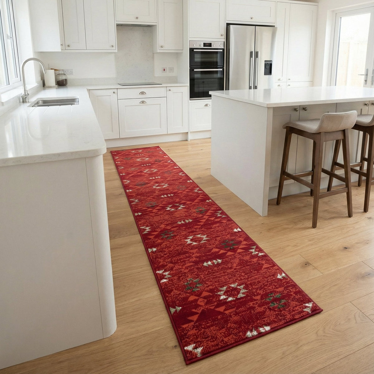 Andes Red Kitchen Runner