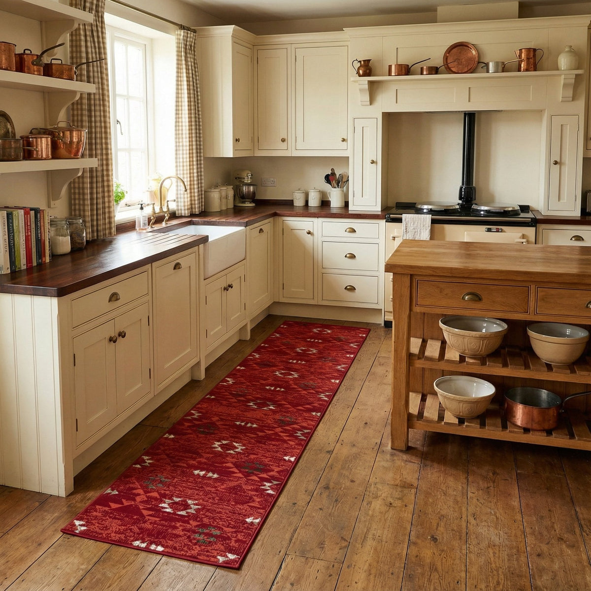 Andes Red Kitchen Runner