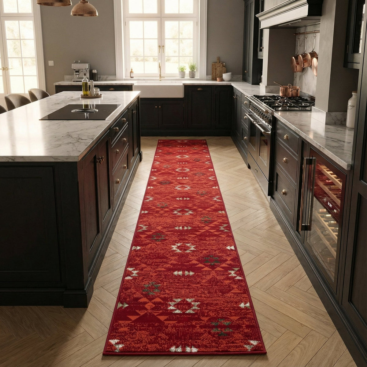 Andes Red Kitchen Runner