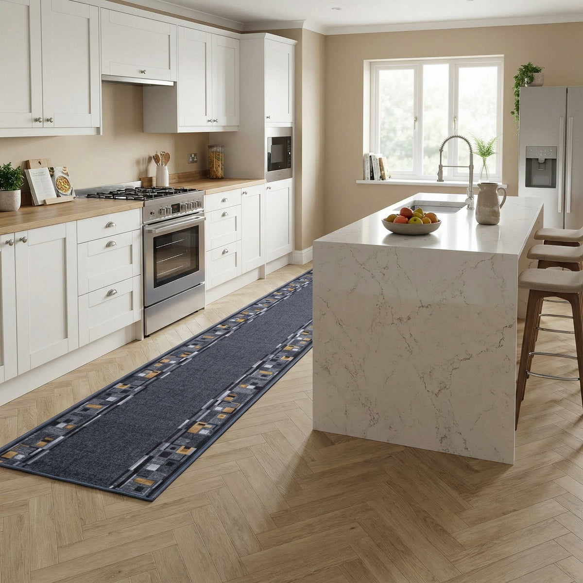 Bombay Graphite Tapis de Cuisine