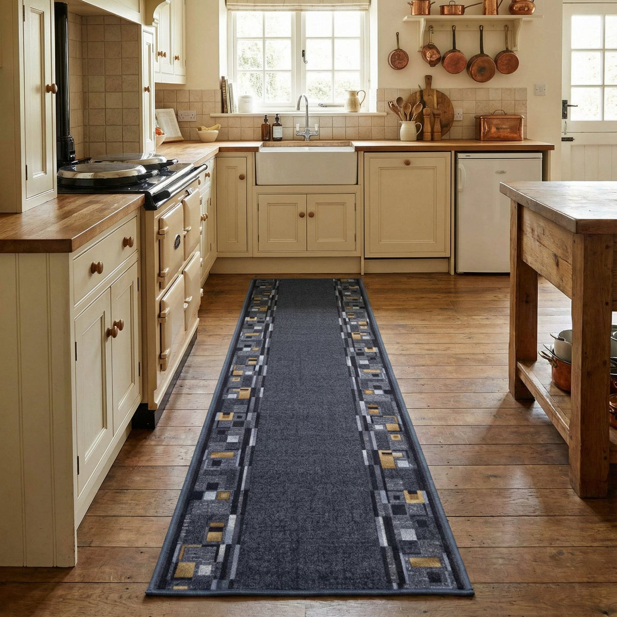 Bombay Graphite Tapis de Cuisine