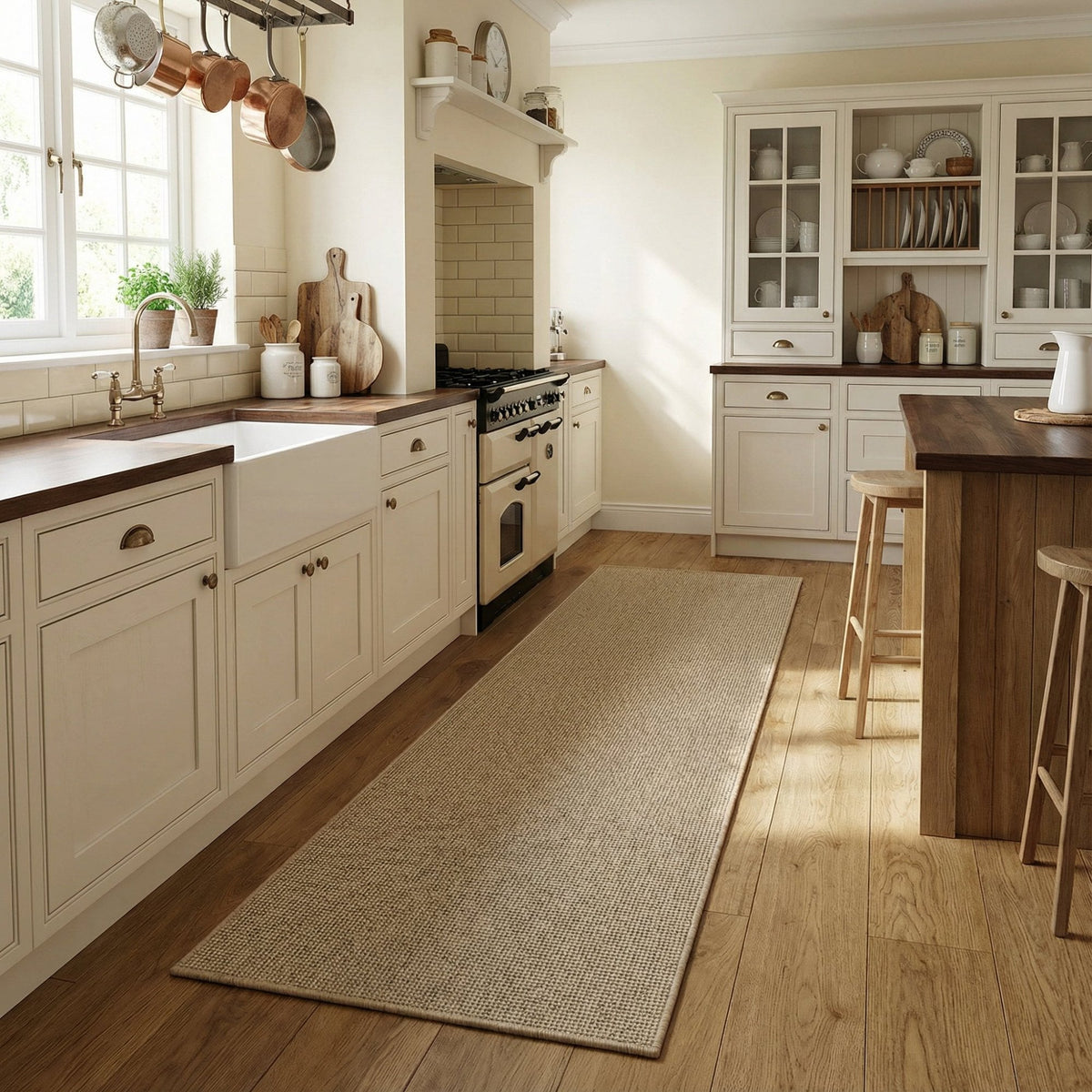 Country Linear Biscotti Kitchen Runner