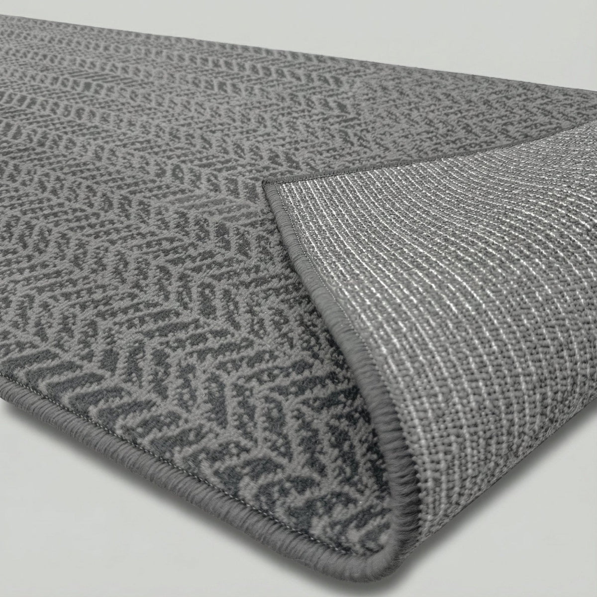 Empire Light Grey Kitchen Runner
