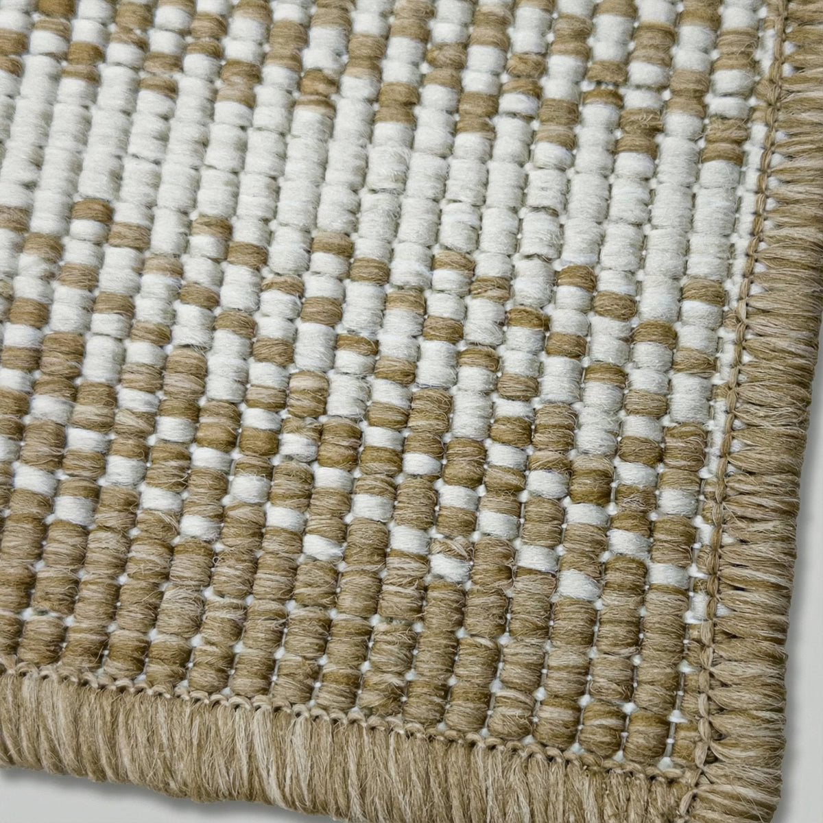 Geo Brown Kitchen Runner