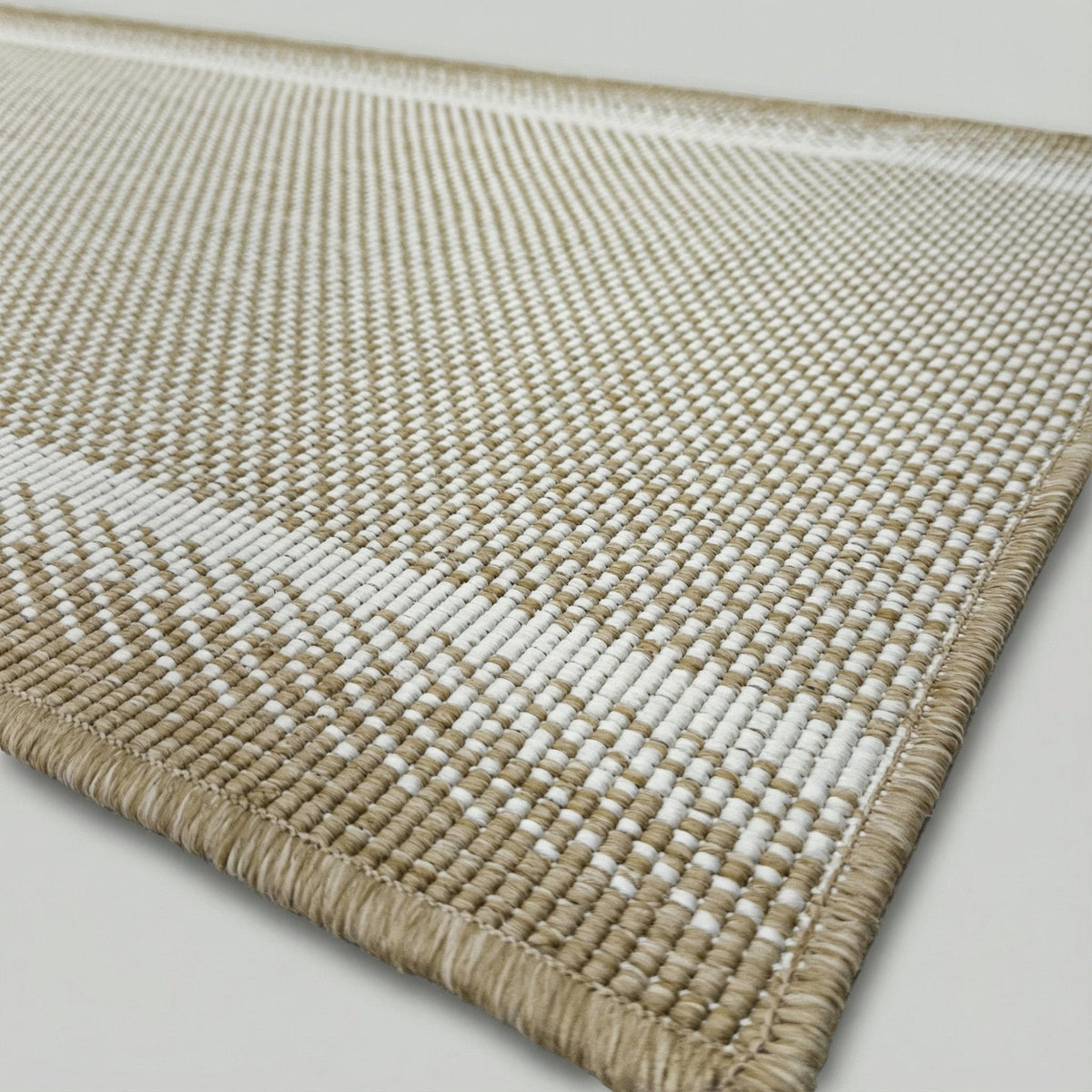 Geo Brown Kitchen Runner