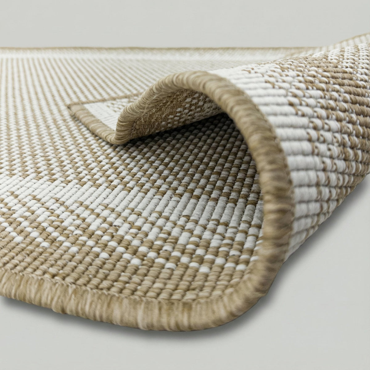 Geo Brown Kitchen Runner