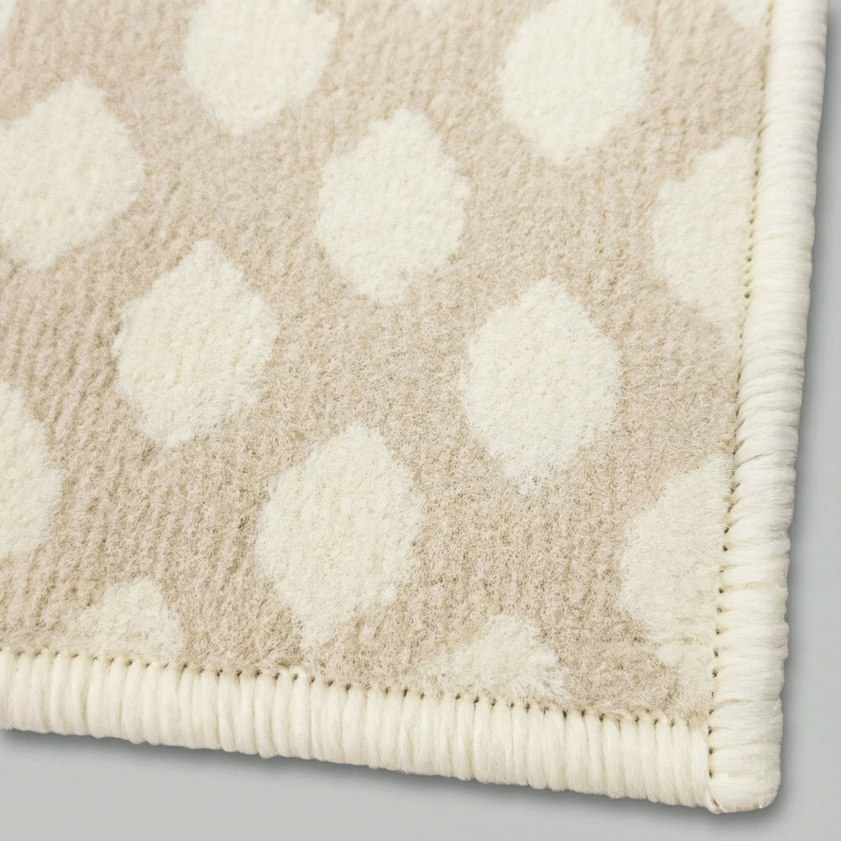 Honeycomb Beige Kitchen Runner