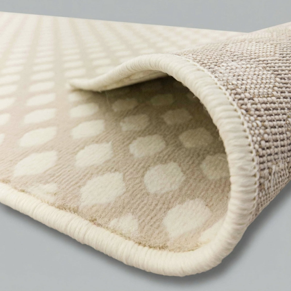Honeycomb Beige Kitchen Runner