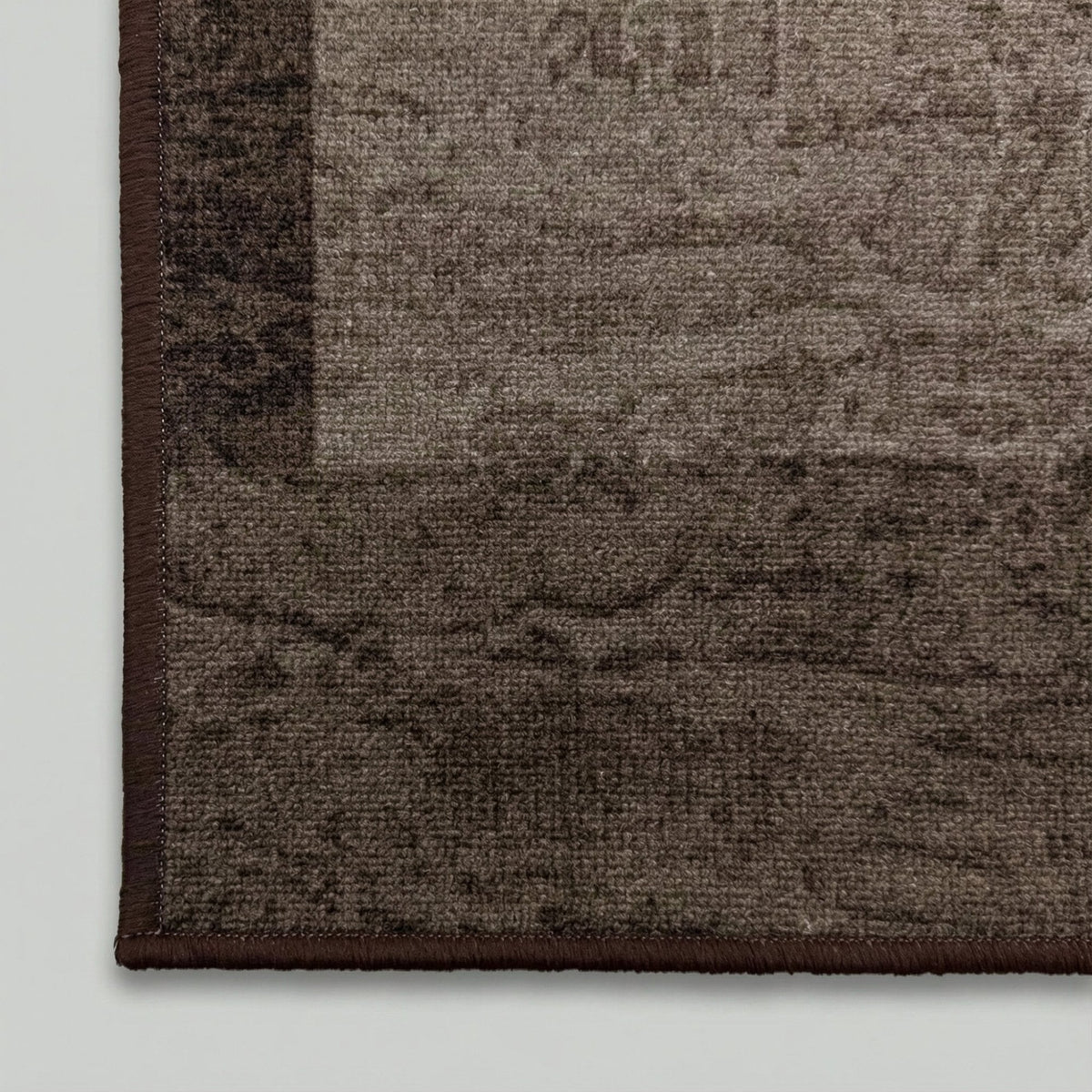 Icona Dark Brown Kitchen Carpet Runner