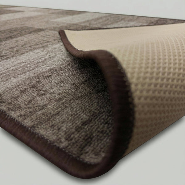 Icona Dark Brown Kitchen Carpet Runners
