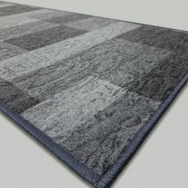 Icona Graphite Kitchen Carpet Runner