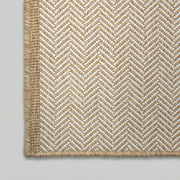 Illusion Beige Kitchen Runner