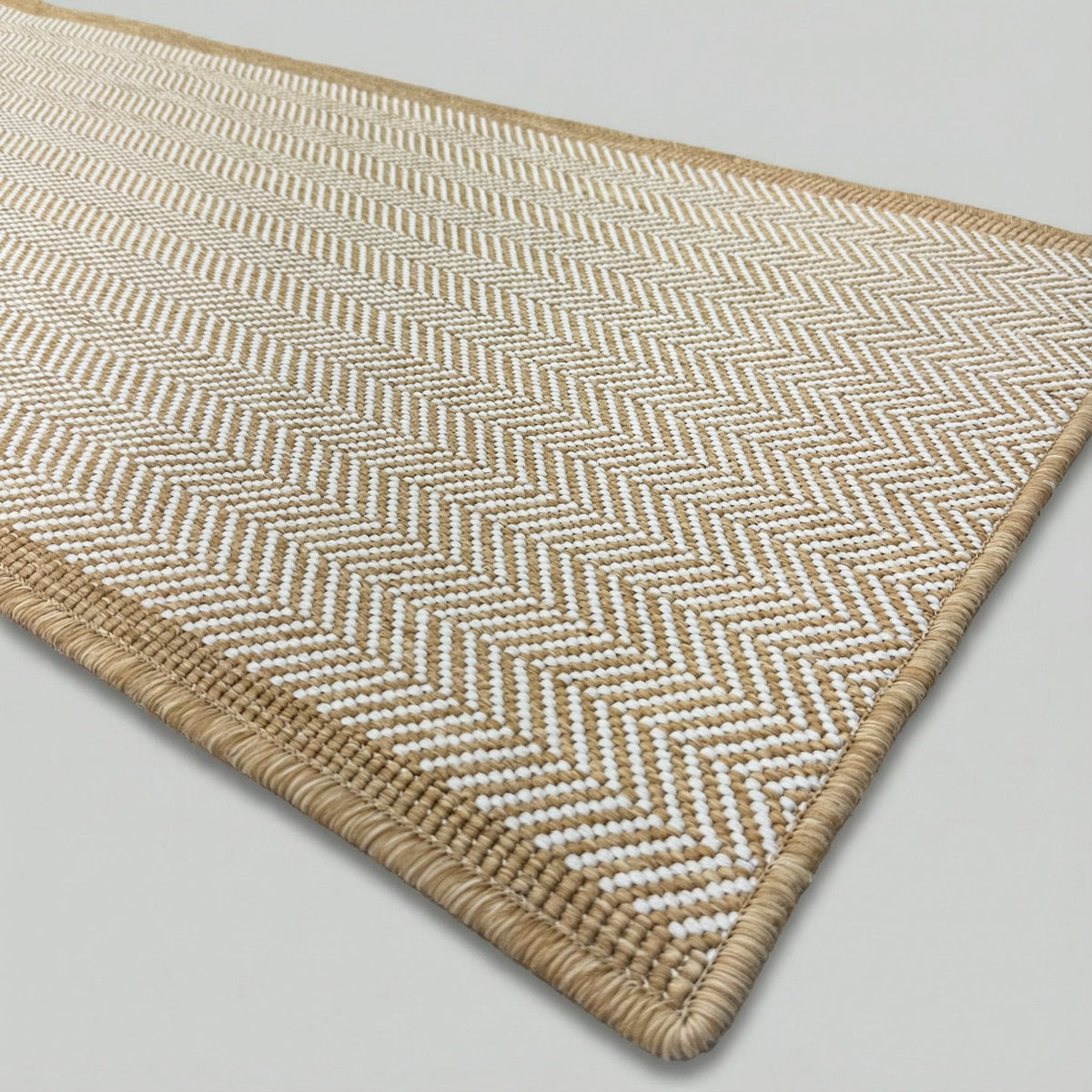 Illusion Beige Kitchen Runner