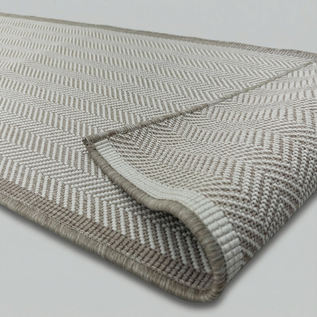 Illusion Brown A Kitchen Runner