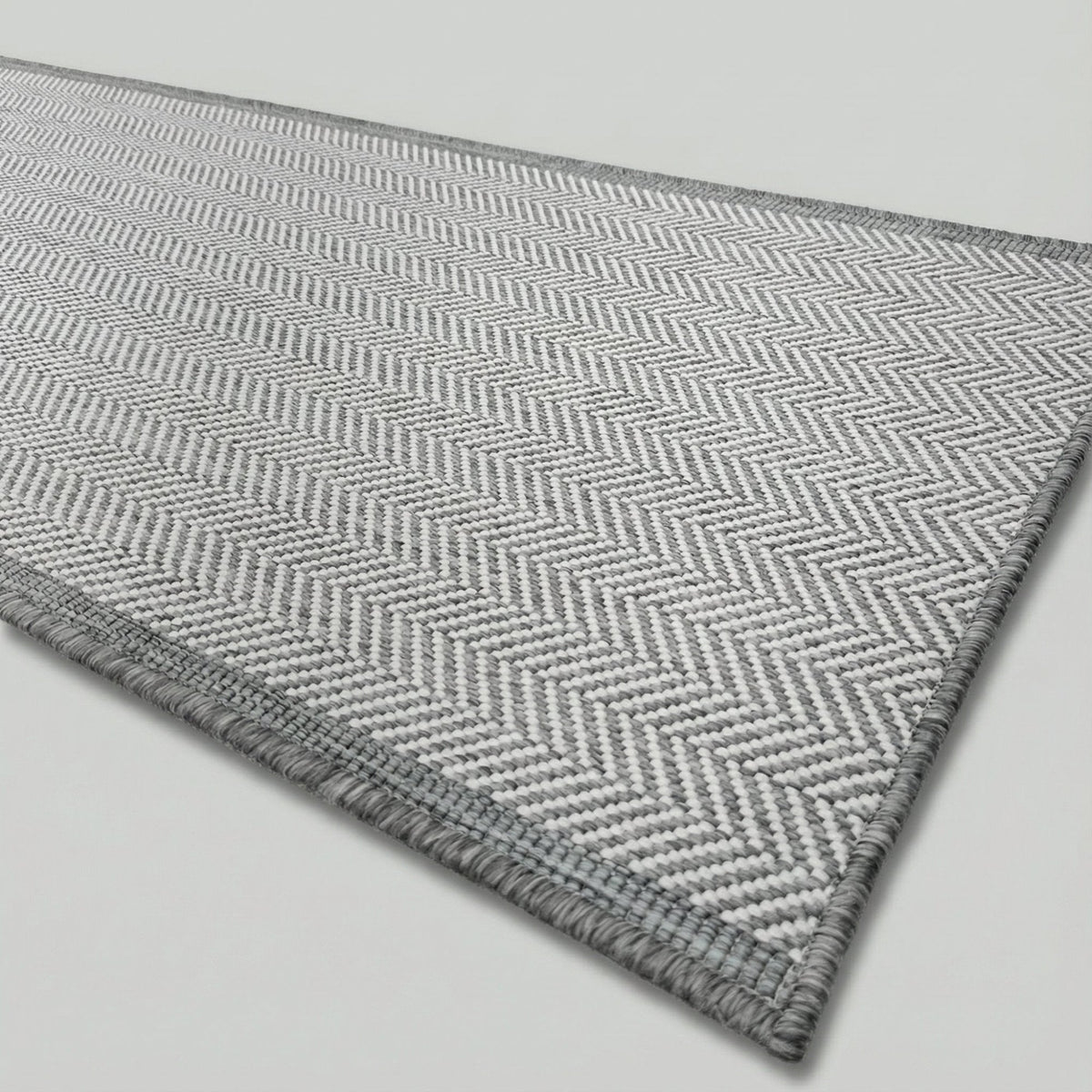 Illusion Grey A Kitchen Runner