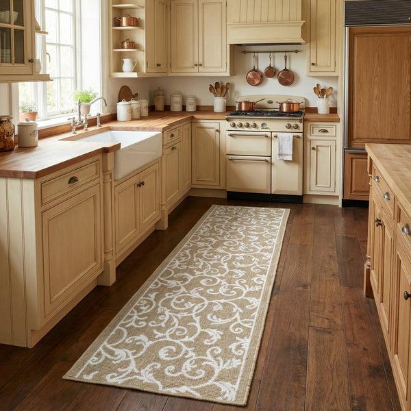Ivy Brown Kitchen Runner