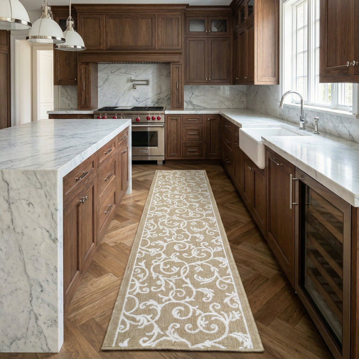 Ivy Brown Kitchen Runner