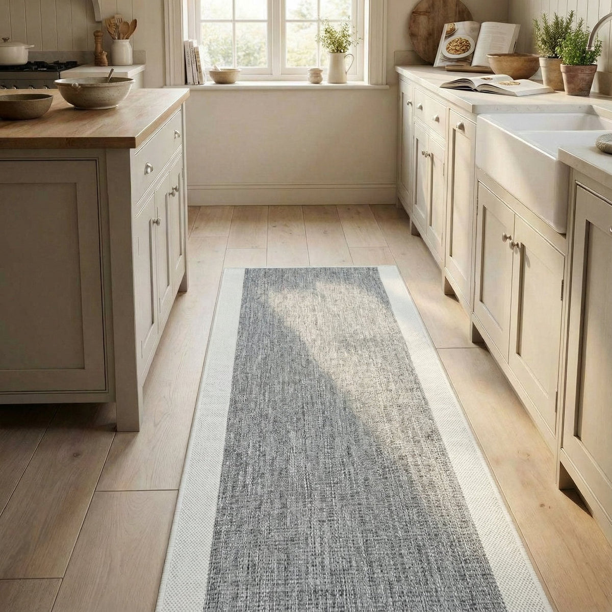 Jenga Silver Kitchen Runner