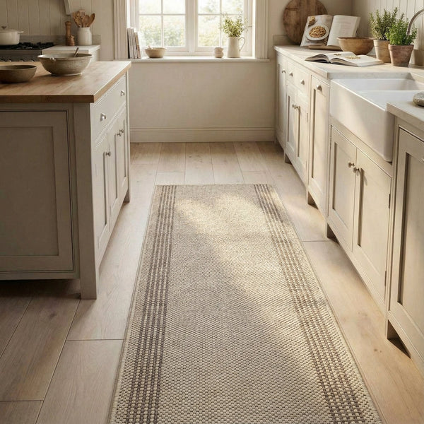 Natura Beige Kitchen Runner