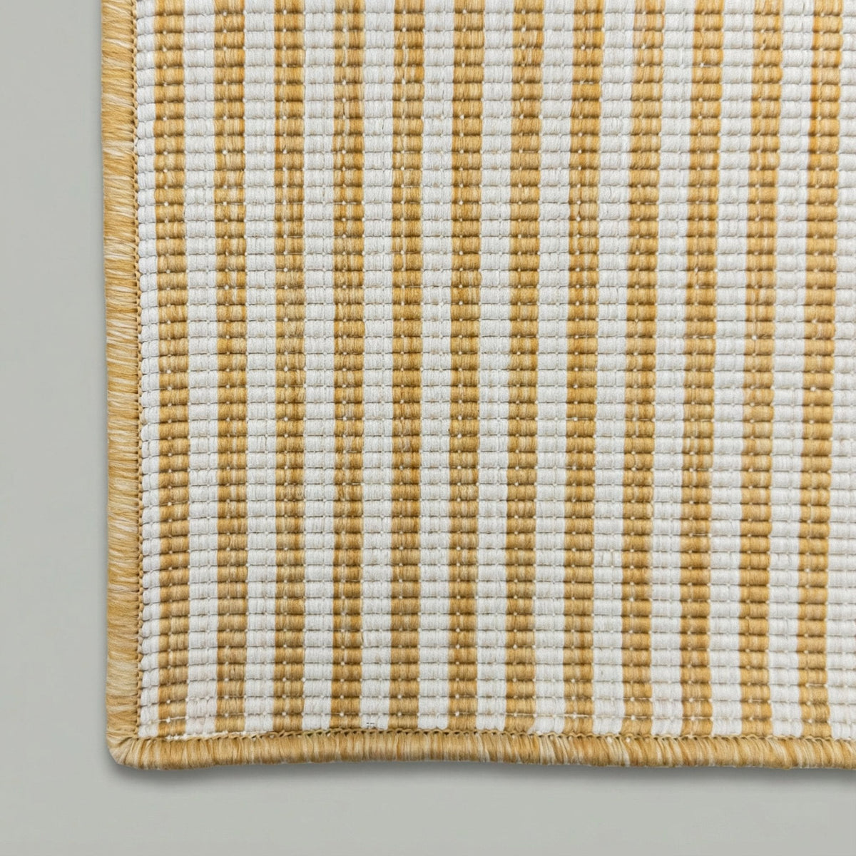Pinstripe Ochre Kitchen Runner