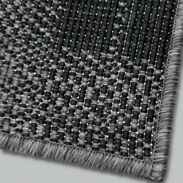 Plaid Black Kitchen Runner