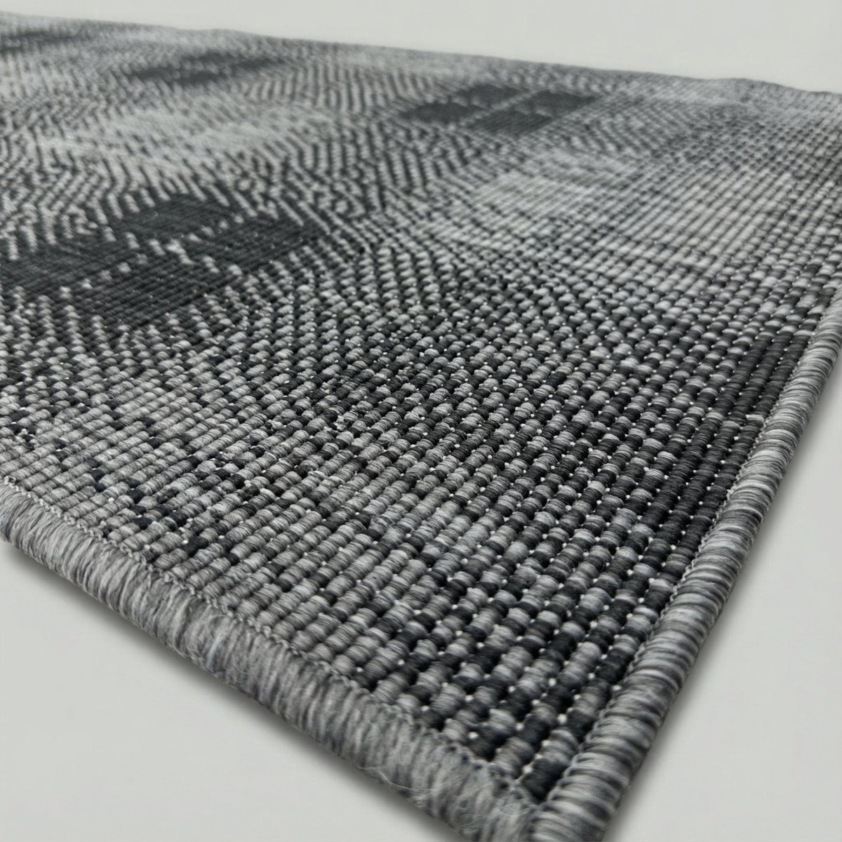 Plaid Black Kitchen Runner