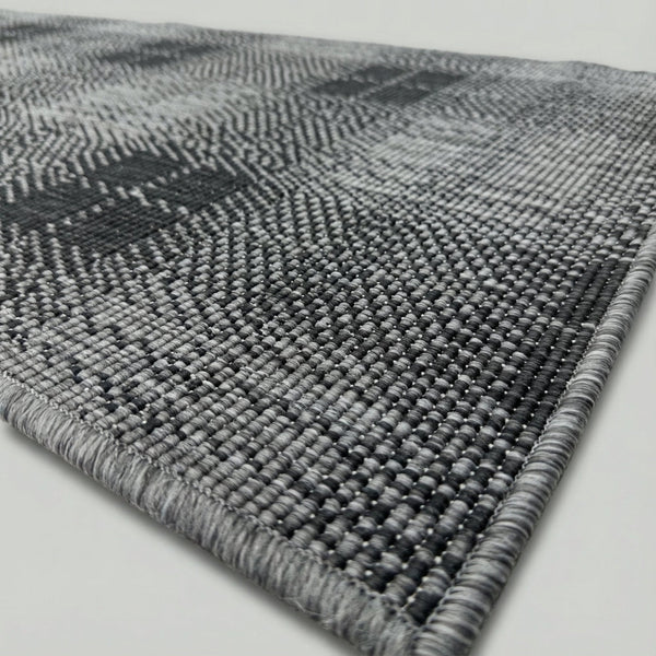 Plaid Black Kitchen Runner
