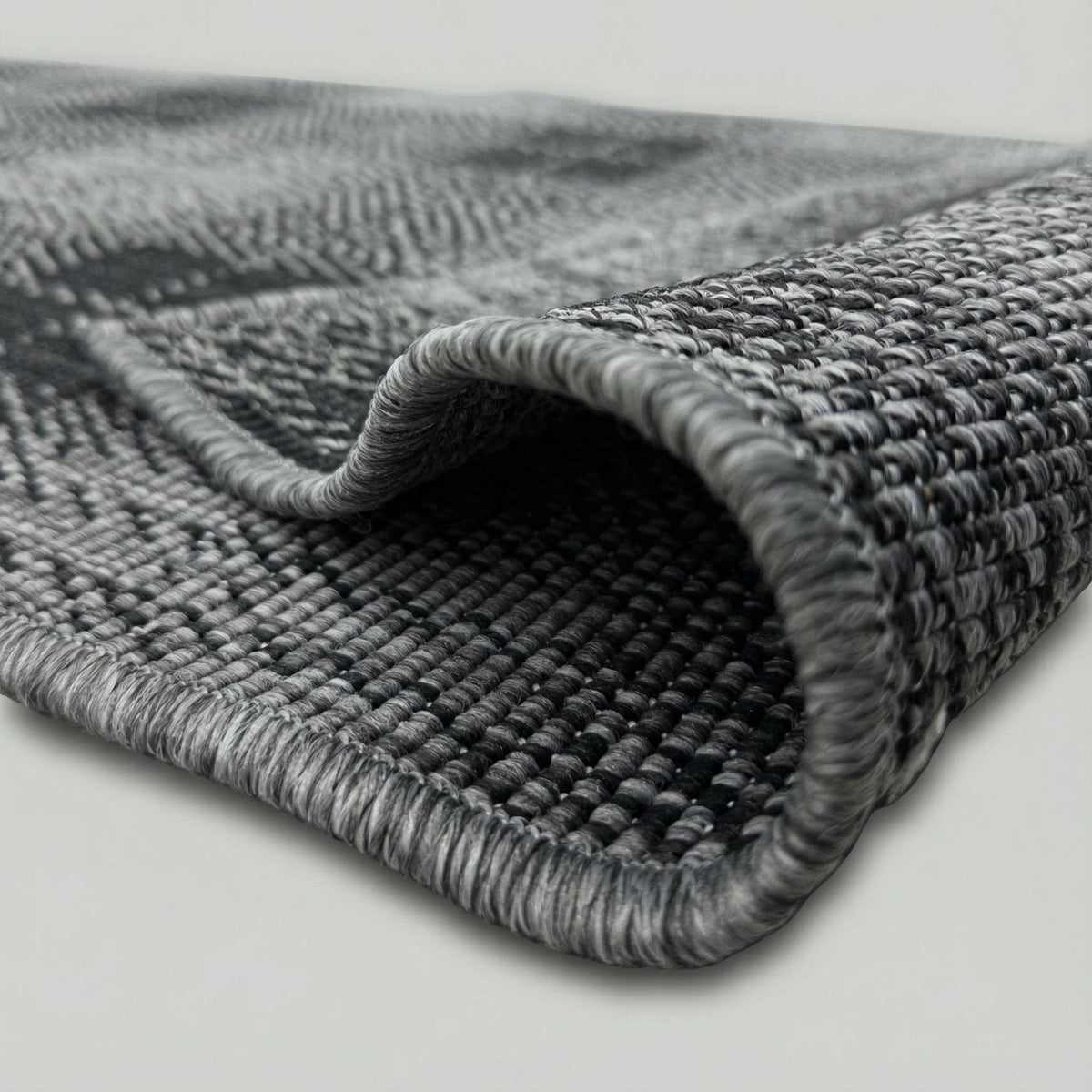 Plaid Black Kitchen Runner